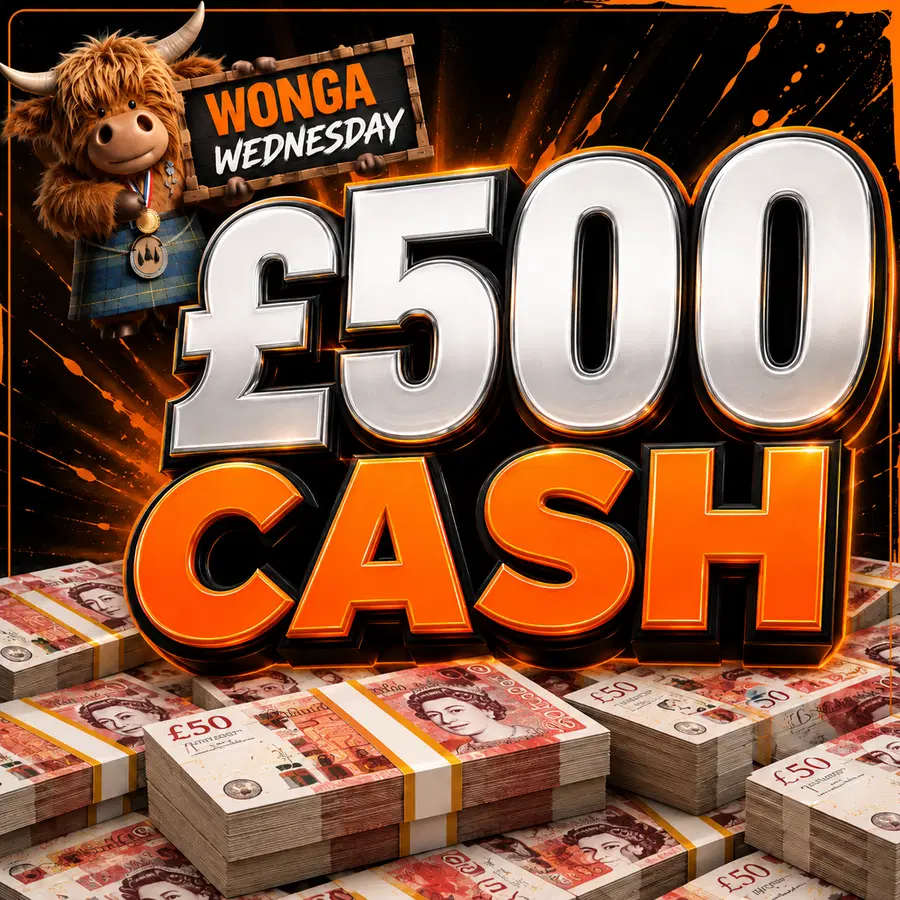 Wonga Wednesday Win £500 CASH