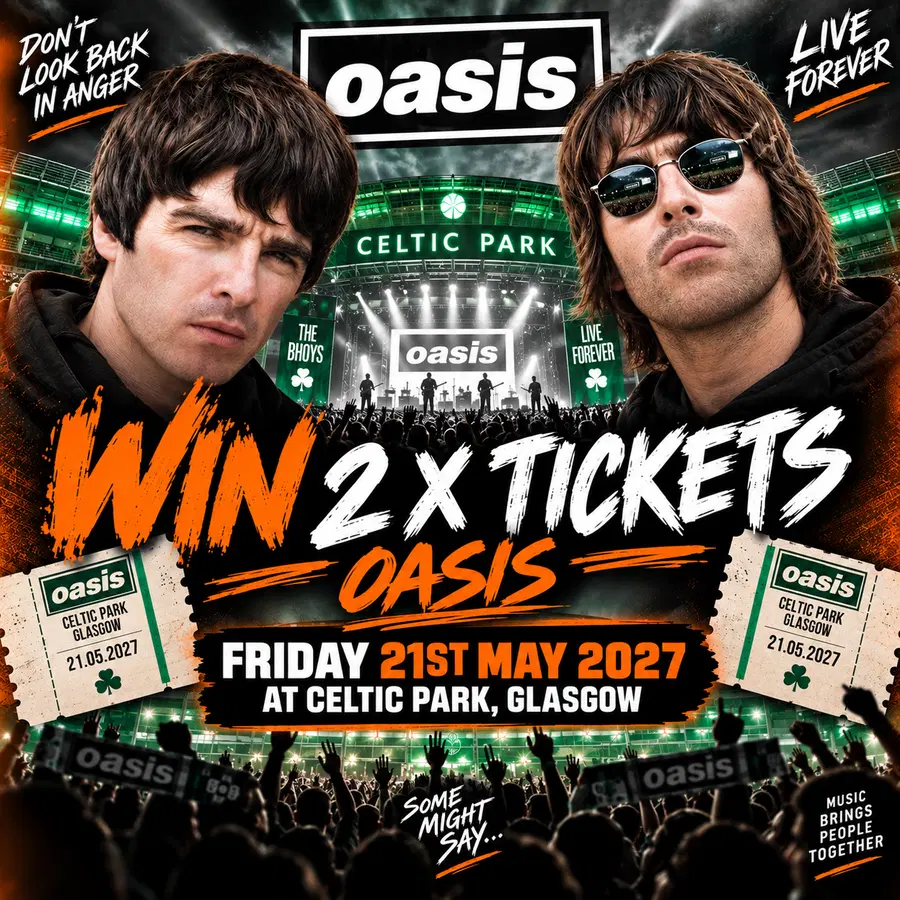 WIN 2 x Oasis Tickets – Celtic Park, Glasgow! #5