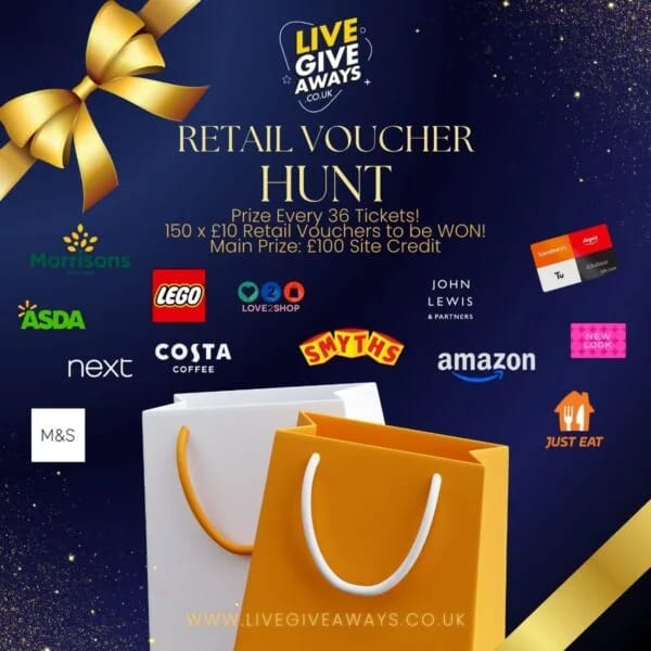 ποΈ Retail Voucher Hunt β Prize Every 36 Tickets!