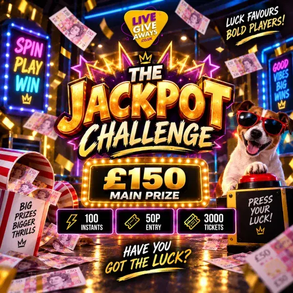 JACKPOT FEVER – £150 + 100 INSTANT WINS! 🪙