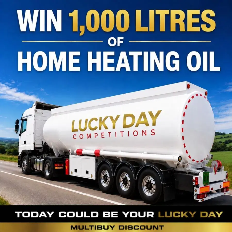 1,000 Litres of Home Heating Oil #2