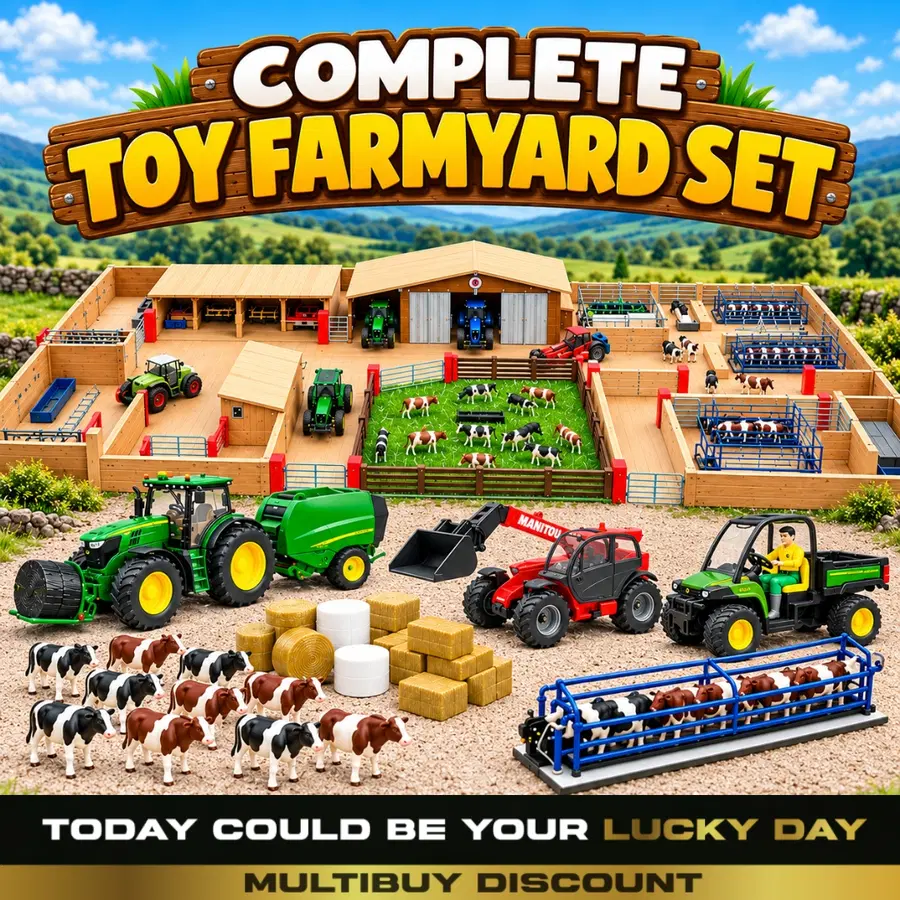 Complete Toy Farmyard (Auto Draw)