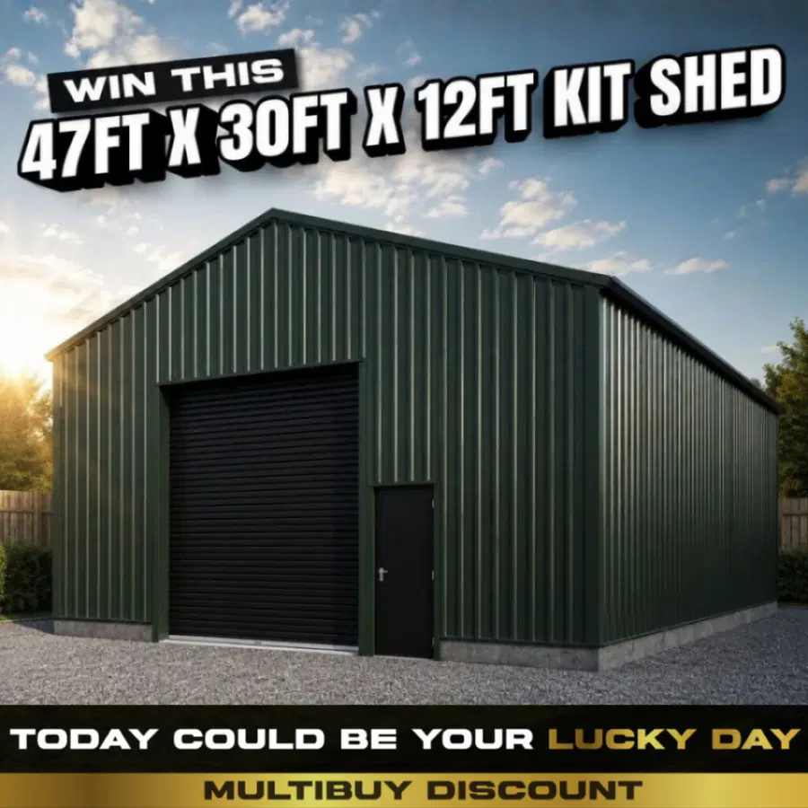 47FT X 30FT X 12FT Kit Shed #2