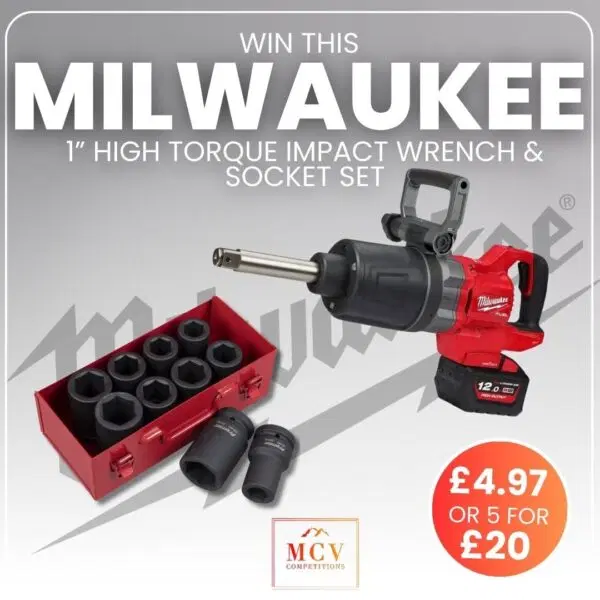 MILWAUKEE 1” IMPACT WRENCH & SOCKET SET