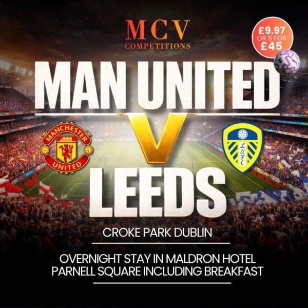MANCHESTER UNITED V LEEDS CROKE PARK PACKAGE #2