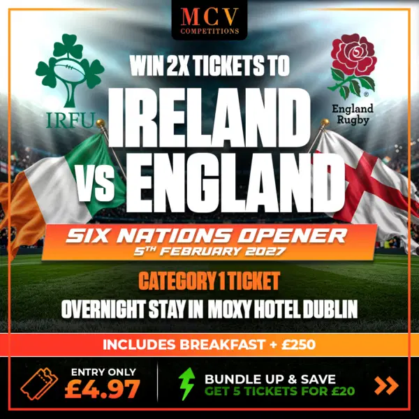 IRELAND V ENGLAND 6 NATIONS PACKAGE
