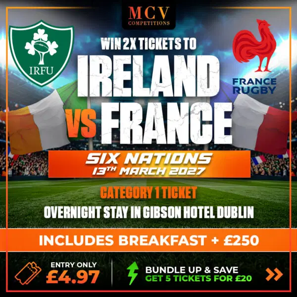 IRELAND V FRANCE 6 NATIONS PACKAGE