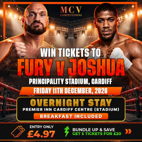 TYSON FURY V ANTHONY JOSHUA FIGHT PACKAGE