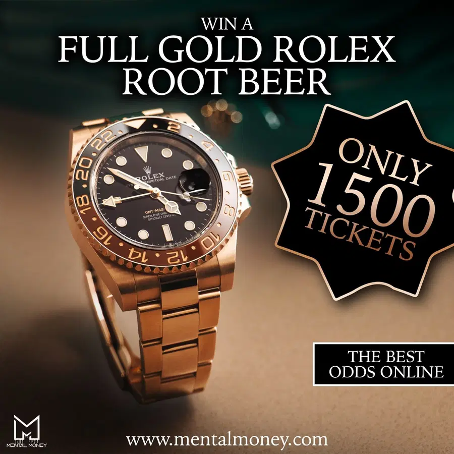 Win a Full Gold Rolex 'Root Beer'