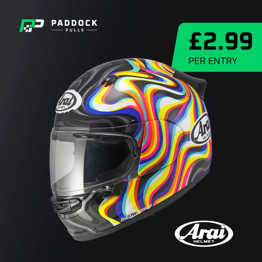 WIN AN ARAI QUANTIC HELMET