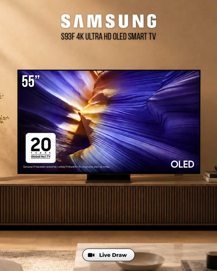 55” Samsung S93F 4K Ultra HD OLED Smart TV