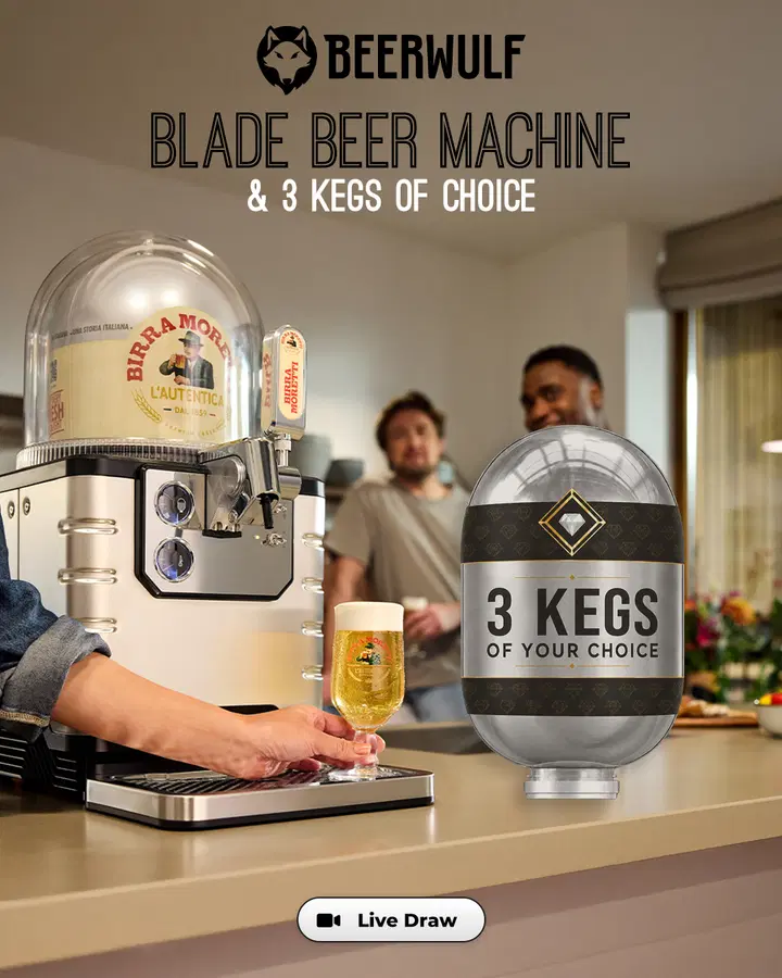 BLADE Beer Machine & 3 Kegs of Choice