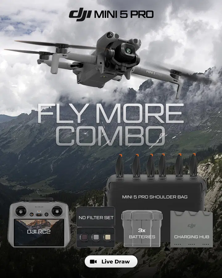 DJI Mini 5 Pro Fly More Combo with RC 2