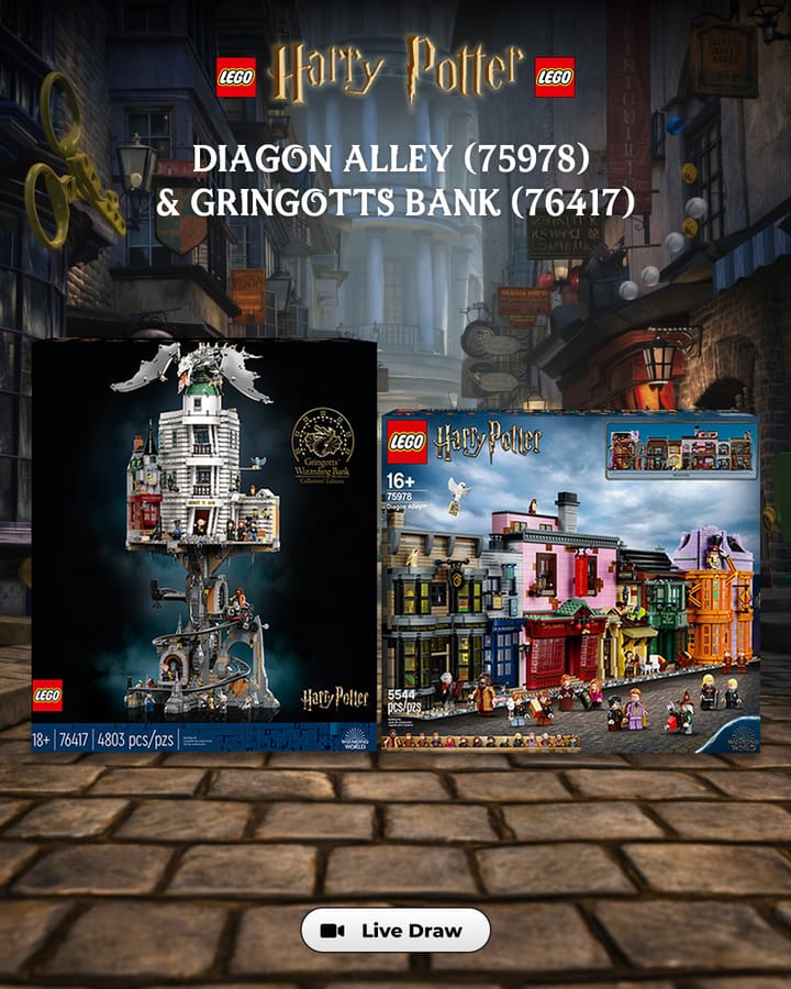 Retired LEGO Diagon Alley & Gringotts Wizarding Bank