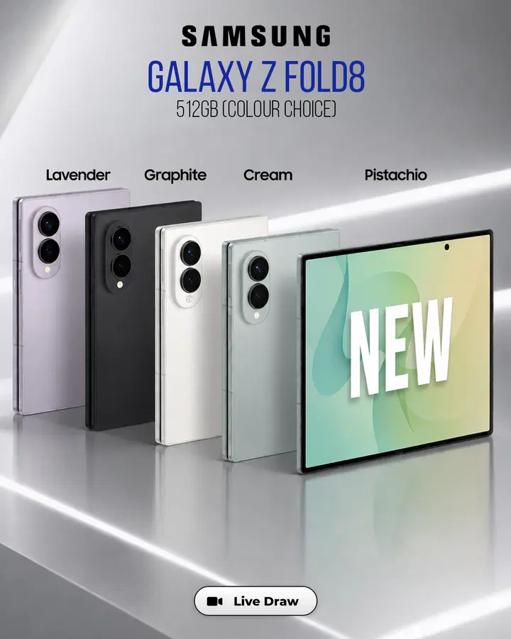 Samsung Galaxy Z Fold8 512GB (Colour Choice)