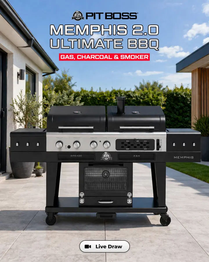 Pit Boss Memphis 2.0 Ultimate BBQ – Gas, Charcoal & Smoker
