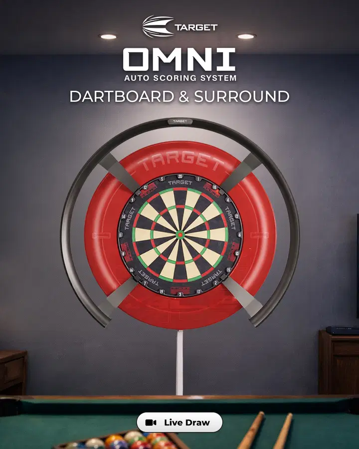 Target Omni Darts Auto Scoring System & TOR Board