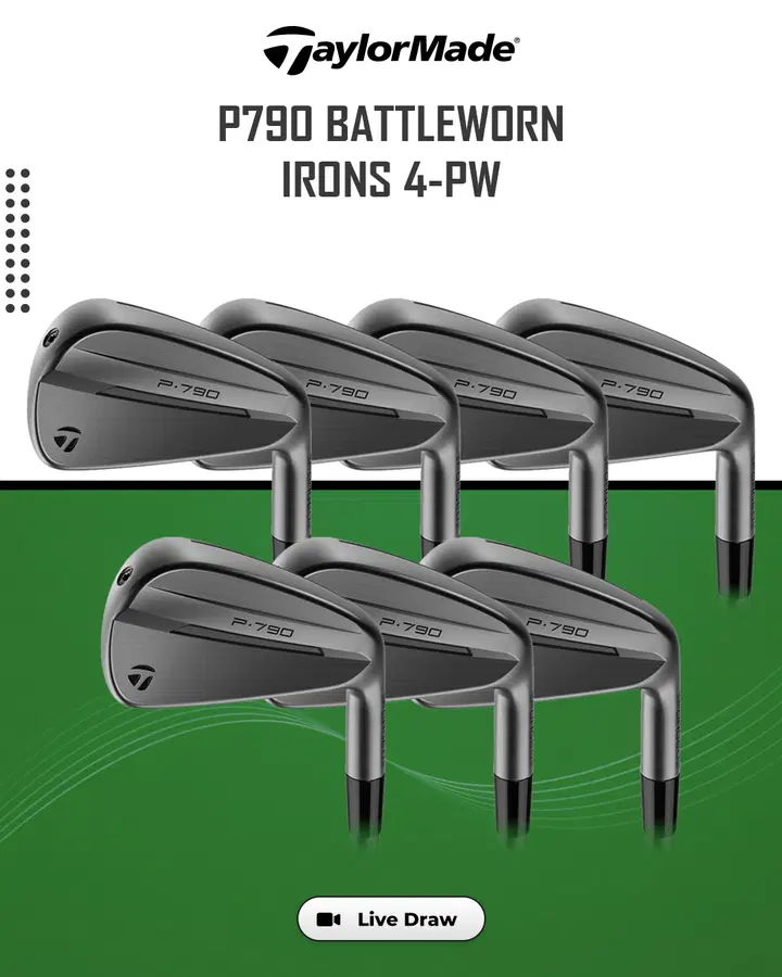 TaylorMade P790 Battleworn Golf Irons (4-PW)