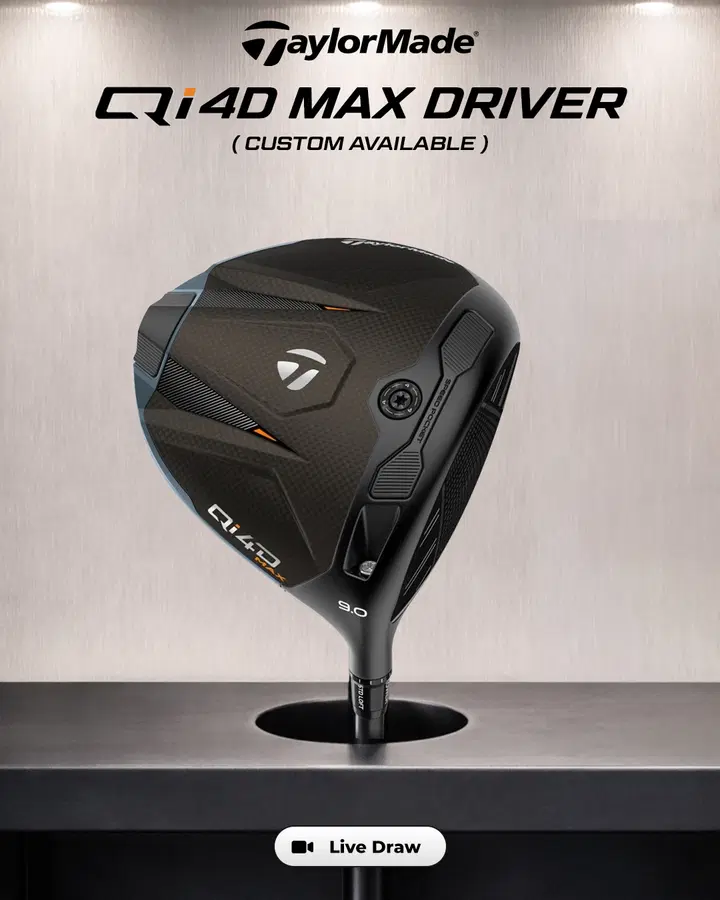 TaylorMade Qi4D MAX Golf Driver (Custom Available)