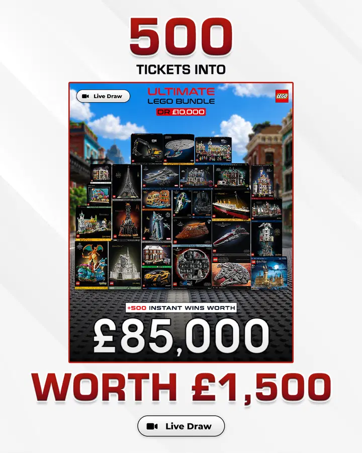Win 500 Entries Into The Ultimate LEGO Bundle