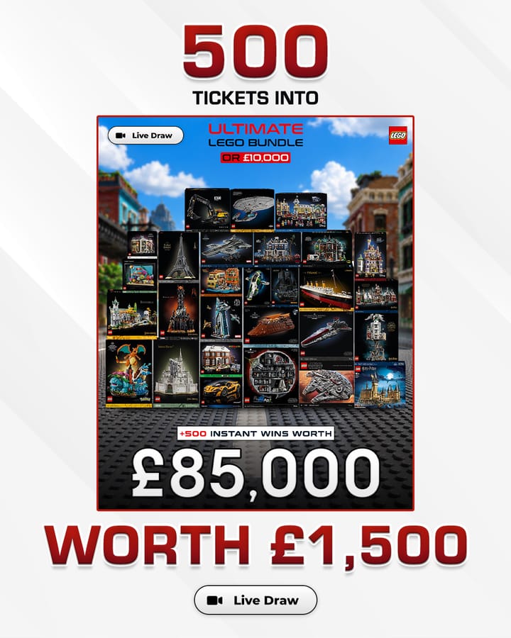 Win 500 Entries Into The Ultimate LEGO Bundle Competition