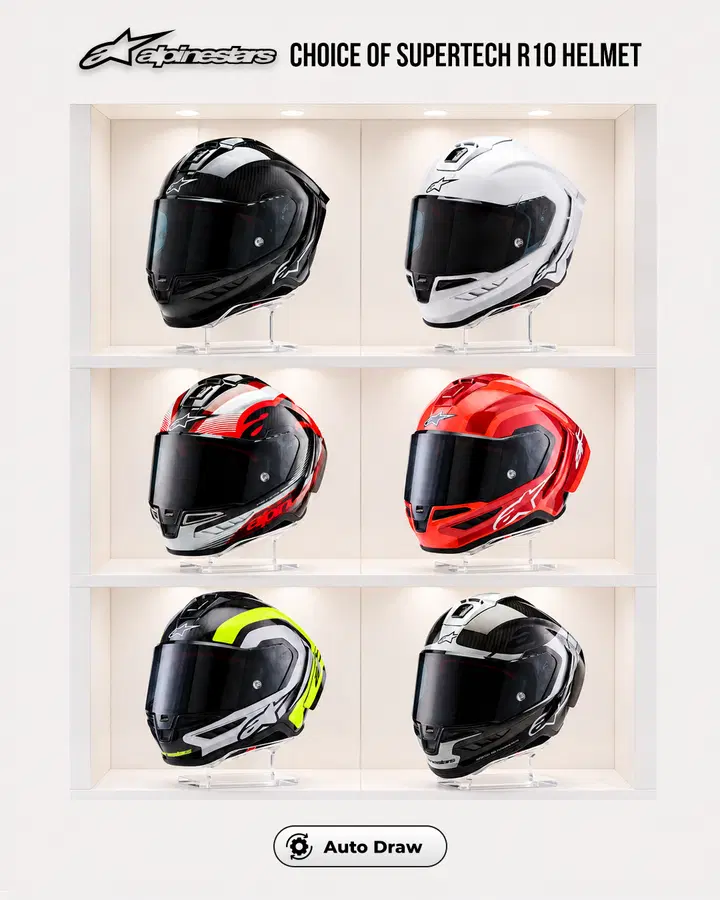 Alpinestar Supertech R10 Helmet Choice