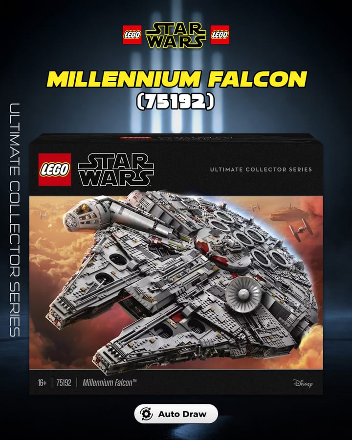 Star Wars Lego Millennium Falcon UCS 75192