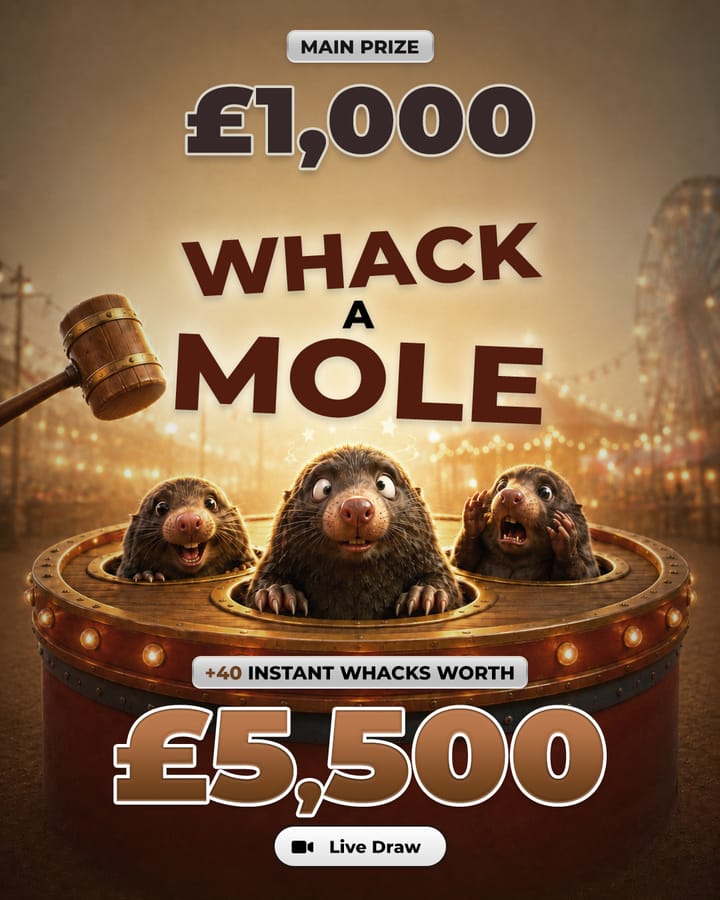 Whack-A-Mole Instant Win