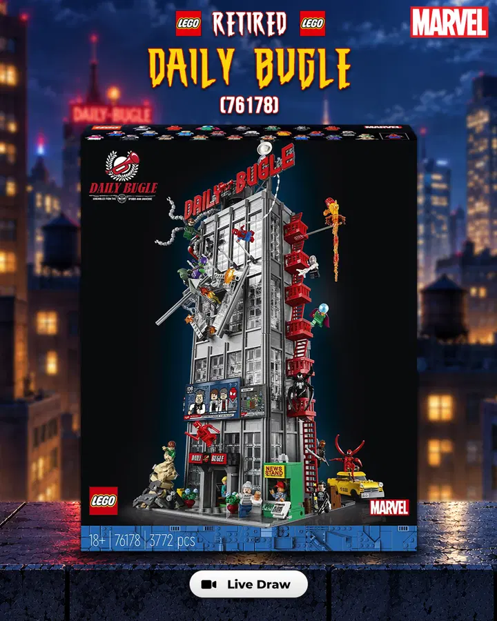 Retired LEGO Marvel Daily Bugle (76178)
