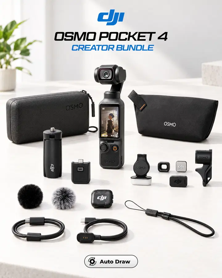 DJI Osmo Pocket 4 Creator Bundle