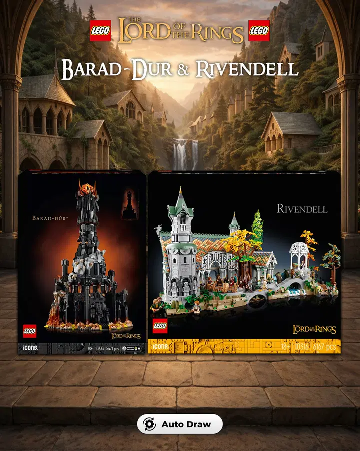 Lego Baradur & Rivendell