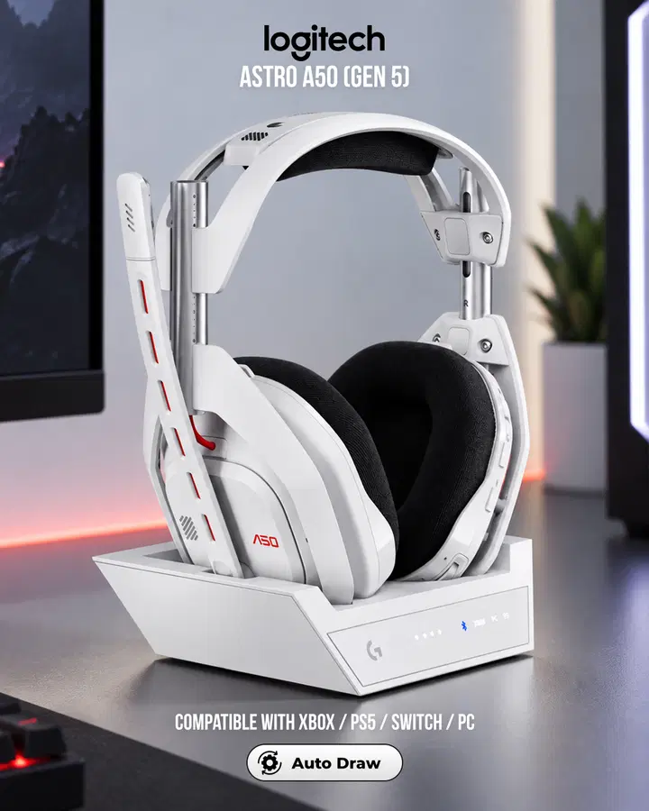 Astro A50 (Gen 5) Wireless Headset + Base Station