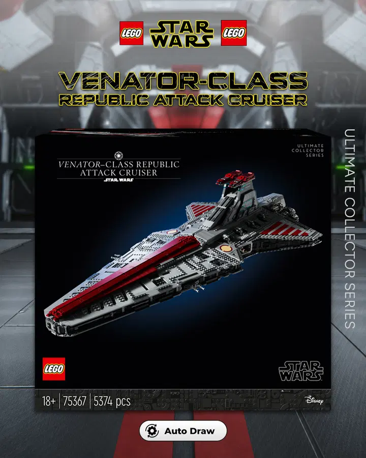 LEGO Star Wars Venator-Class Republic Attack Cruiser 75367