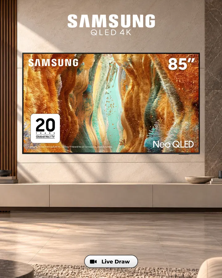 85” Samsung 4k Ultra HD MiniLED Neo QLED Smart TV
