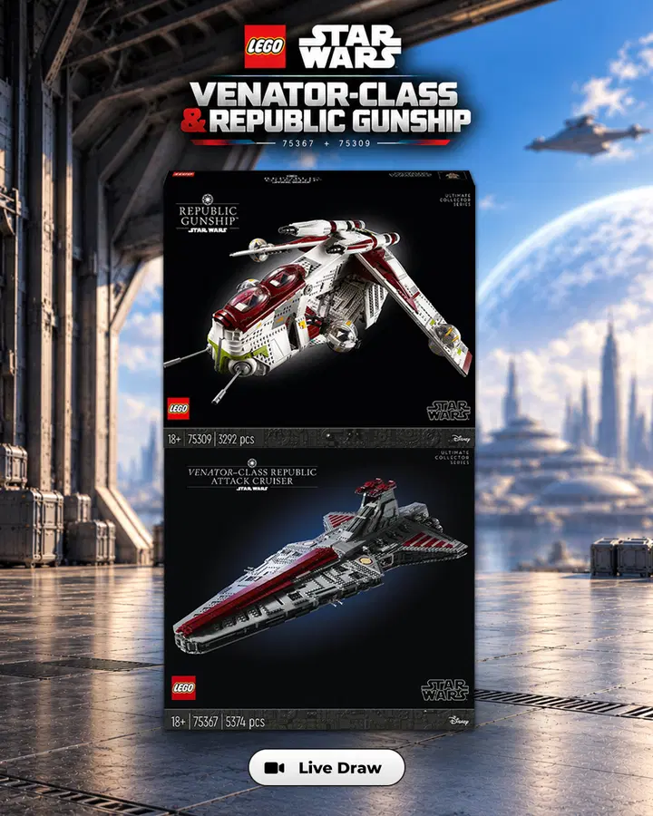 LEGO Star Wars Venator Class & Republic Gunship