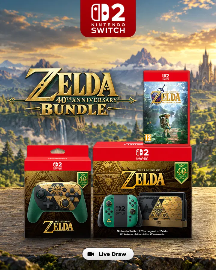 Nintendo Switch 2 Zelda 40th Anniversary Bundle