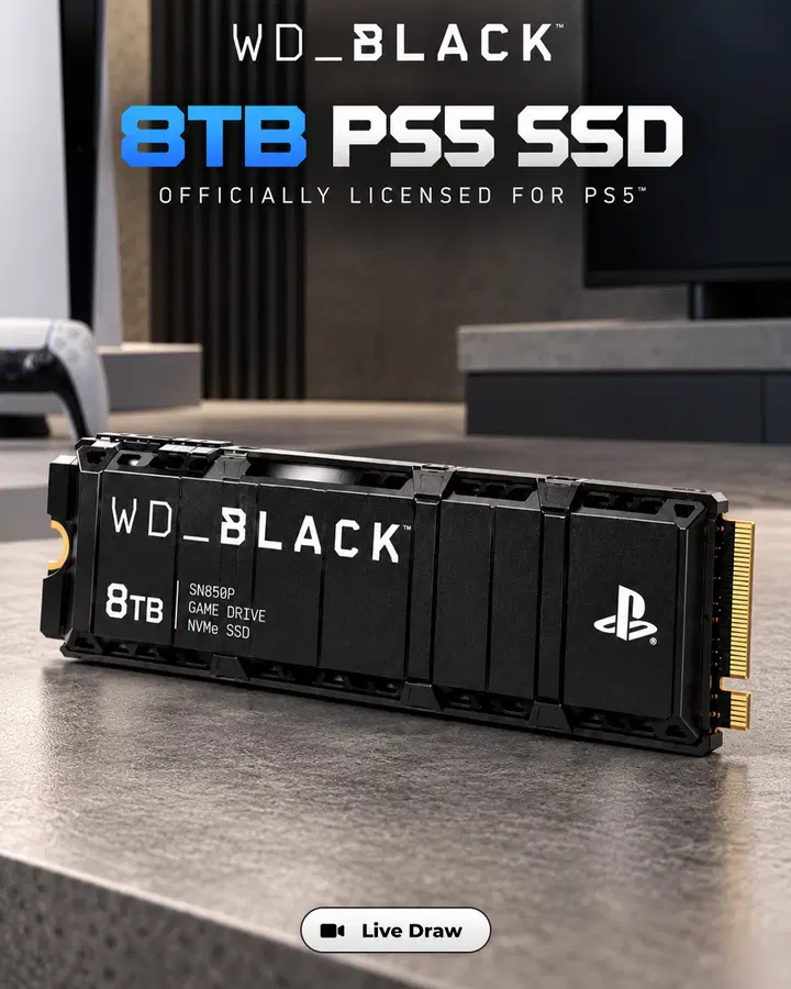 WD Black Officially Licensed 8TB PS5 SSD