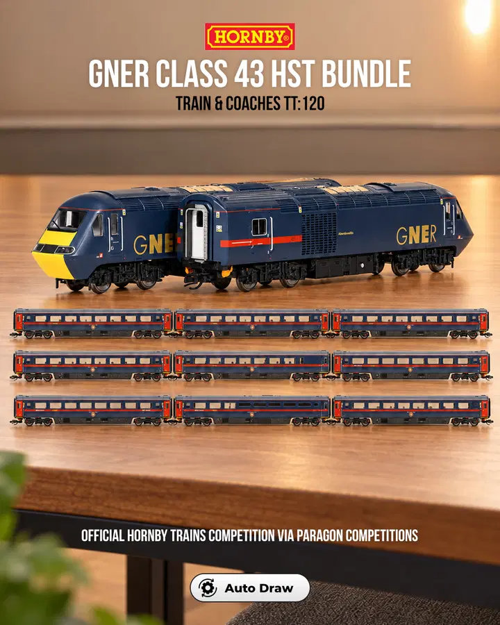 Hornby GNER Class 43 HST Train & Coaches Bundle