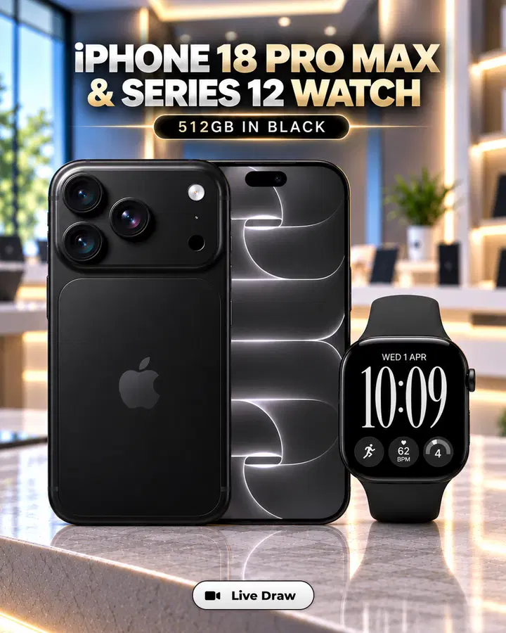 Apple iPhone 18 Pro Max 512GB & Series 12 Watch (GPS/Cellular)