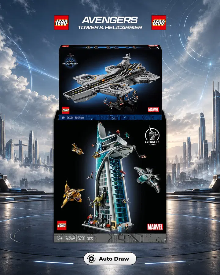 LEGO Avengers Tower & Helicarrier