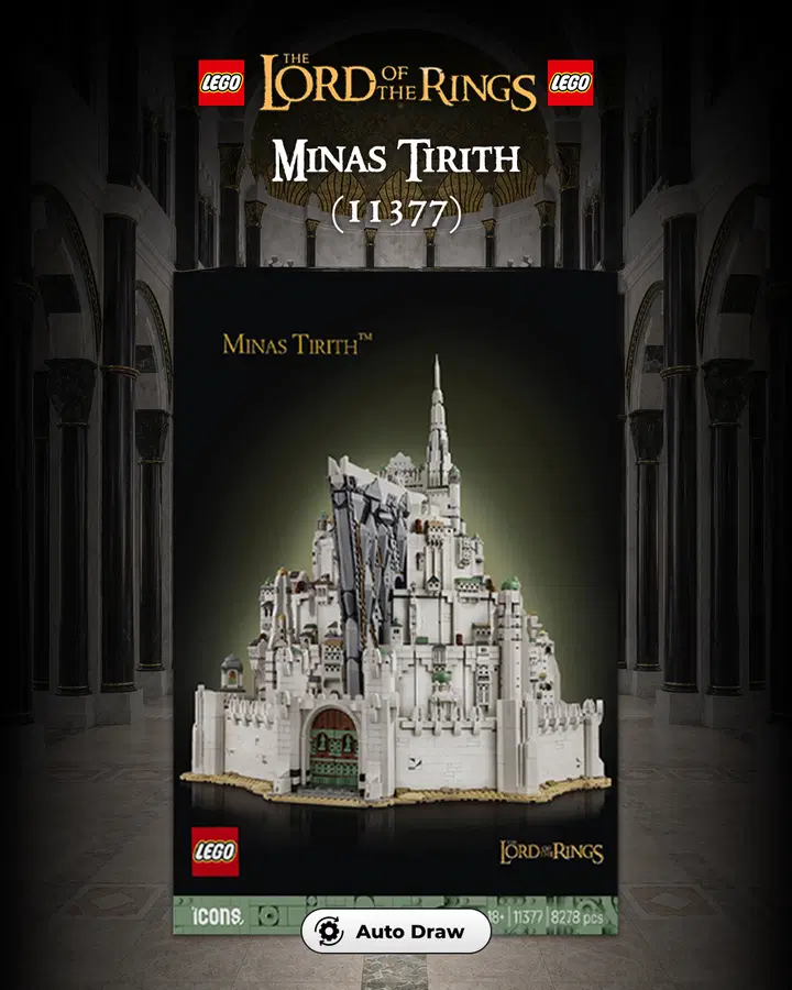 LEGO Icons Lord Of The Rings Minas Tirith 11377