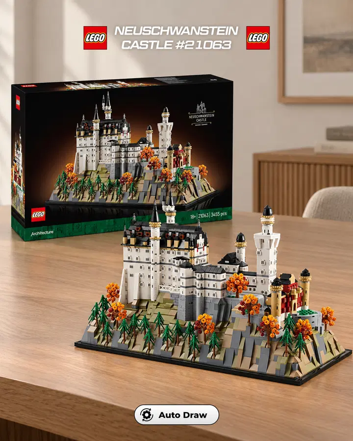 LEGO Architecture Neuschwanstein Castle #21063