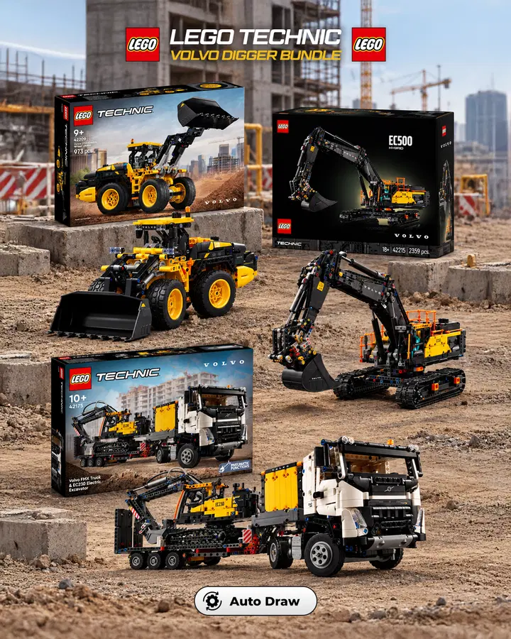 Lego Technic Digger Bundle