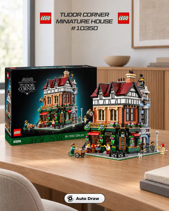 LEGO Icons Tudor Corner Miniature House #10350