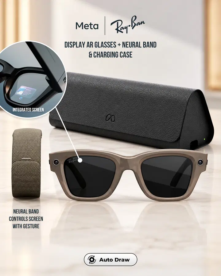 Meta Ray-Ban Display AR Glasses
