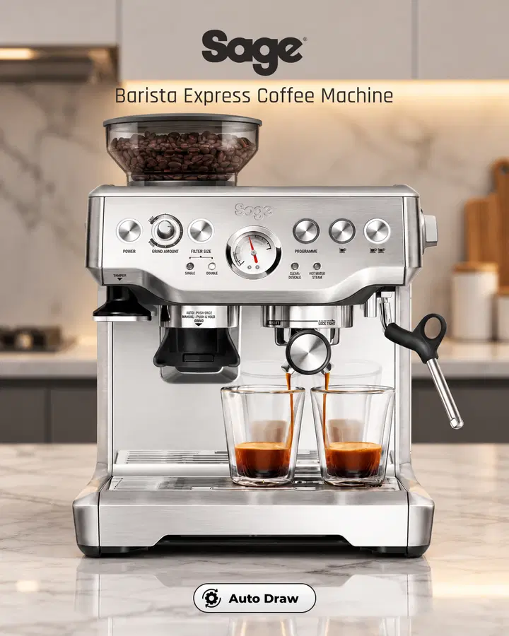 Sage Barista Express Bean to Cup Coffee Machine