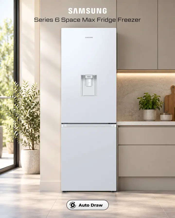 SAMSUNG Series 6 SpaceMax Fridge Freezer