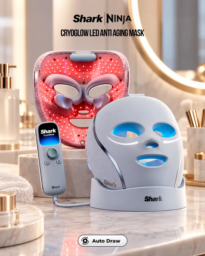 Shark CryoGlow LED Anti Aging Mask