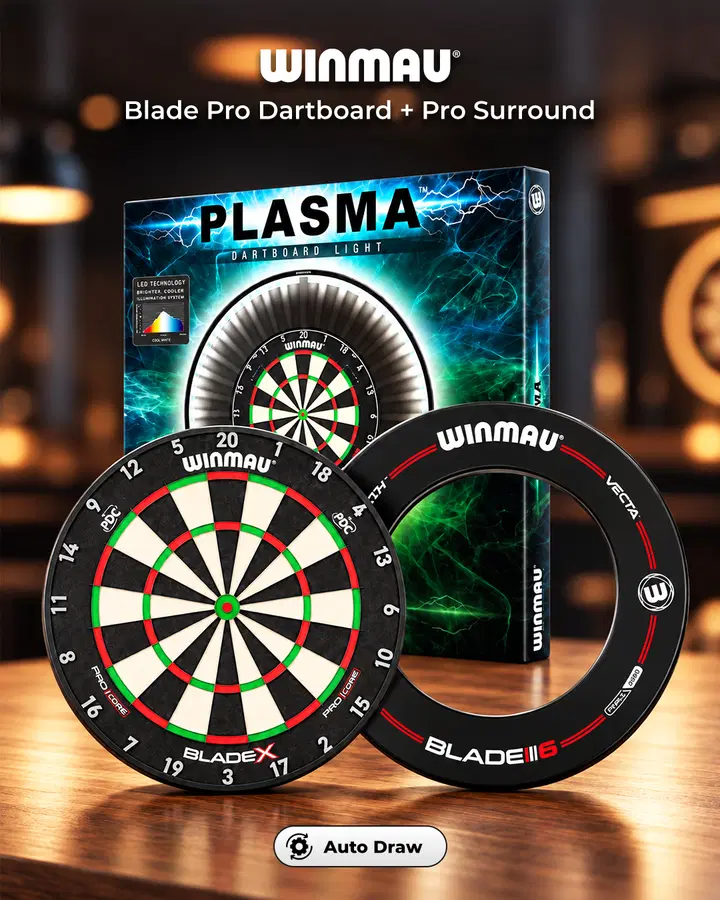 Winmau Blade X + Pro Surround Dart Board