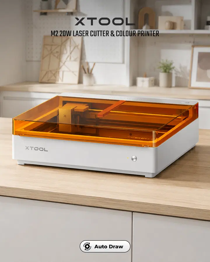 xTool M2 Color Craft Printer, Laser Cutter & Engraver
